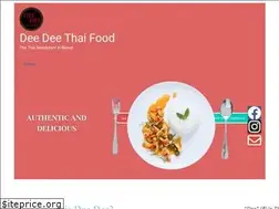 Sites similar to deedeethaifood.com
