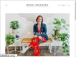 Sites similar to deedispeaking.com