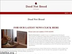 Sites similar to deednotbreed.org.uk