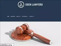 Sites similar to deenlawyers.com.au