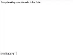 Sites similar to deepahosting.com