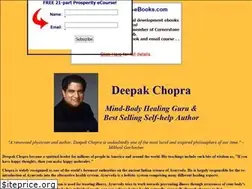 Sites similar to deepakchopra.wwwhubs.com