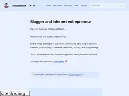 Sites similar to deepakness.com