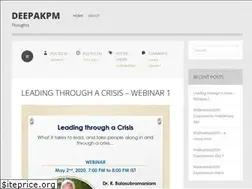 Sites similar to deepakpm.wordpress.com