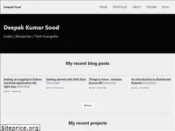 Sites similar to deepaksood619.github.io
