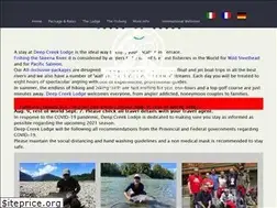 Sites similar to deepcreeklodge.com
