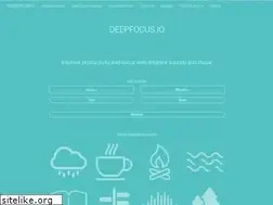 Sites similar to deepfocus.io