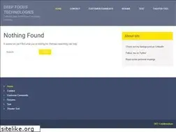 Sites similar to deepfocustech.com