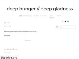 Sites similar to deephungerdeepgladness.com