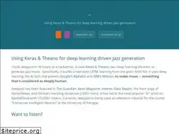 Sites similar to deepjazz.io