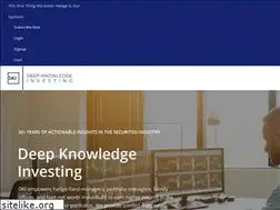 Sites similar to deepknowledgeinvesting.com