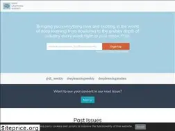 Sites similar to deeplearningweekly.com