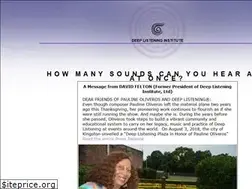 Sites similar to deeplistening.org