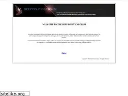 Sites similar to deeppoliticsforum.com