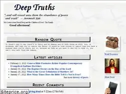 Sites similar to deeptruths.com