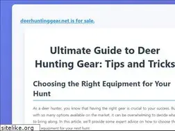 Sites similar to deerhuntinggear.net