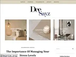 Sites similar to deesayz.com