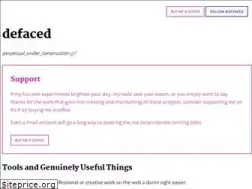 Sites similar to defaced.dev