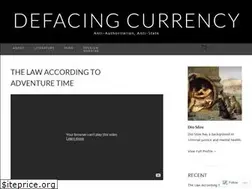 Sites similar to defacingcurrency.wordpress.com