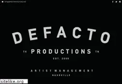 Sites similar to defactoproductions.org