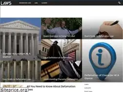 Sites similar to defamation.laws.com