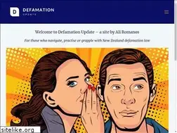 Sites similar to defamationupdate.co.nz