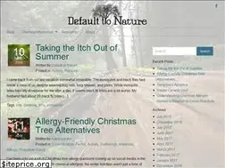 Sites similar to defaulttonature.com