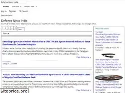 Sites similar to defence.in