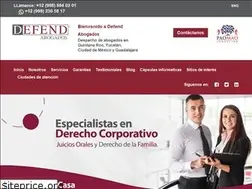 Sites similar to defendabogados.com