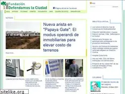 Sites similar to defendamoslaciudad.cl