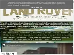 Sites similar to defender-landrover.co.uk