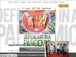 Sites similar to defenderscoalition.org
