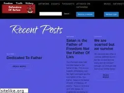 Sites similar to defendersofsatan.org