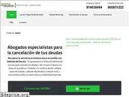 Sites similar to defensadeldeudor.com