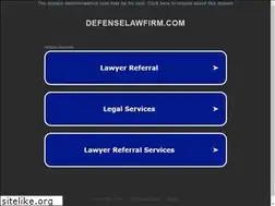 Sites similar to defenselawfirm.com