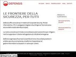 Sites similar to defensis.it