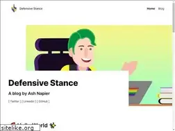 Sites similar to defensive-stance.com