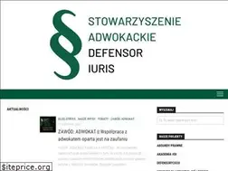Sites similar to defensoriuris.pl