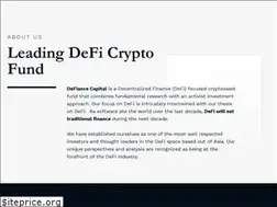 Sites similar to defiance.capital