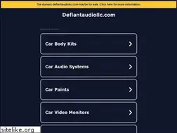 Sites similar to defiantaudiollc.com