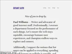 Sites similar to defiantsloth.com