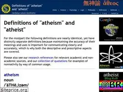 Sites similar to defineatheism.com