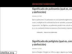 Sites similar to definicionysignificado.blogspot.com