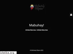 Sites similar to definitelyfilipino.net
