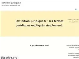 Sites similar to definition-juridique.fr