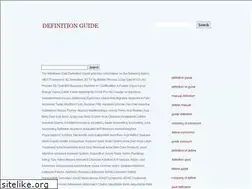 Sites similar to definitionguide.com