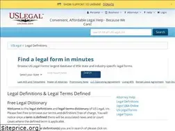 Sites similar to definitions.uslegal.com