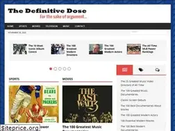 Sites similar to definitivedose.com