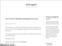 Sites similar to defragged.org