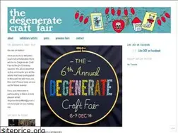 Sites similar to degeneratecraftfair.com